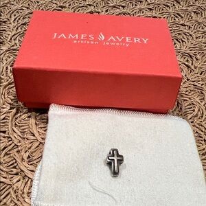 James Avery retired Silver and bronze Cross Charm